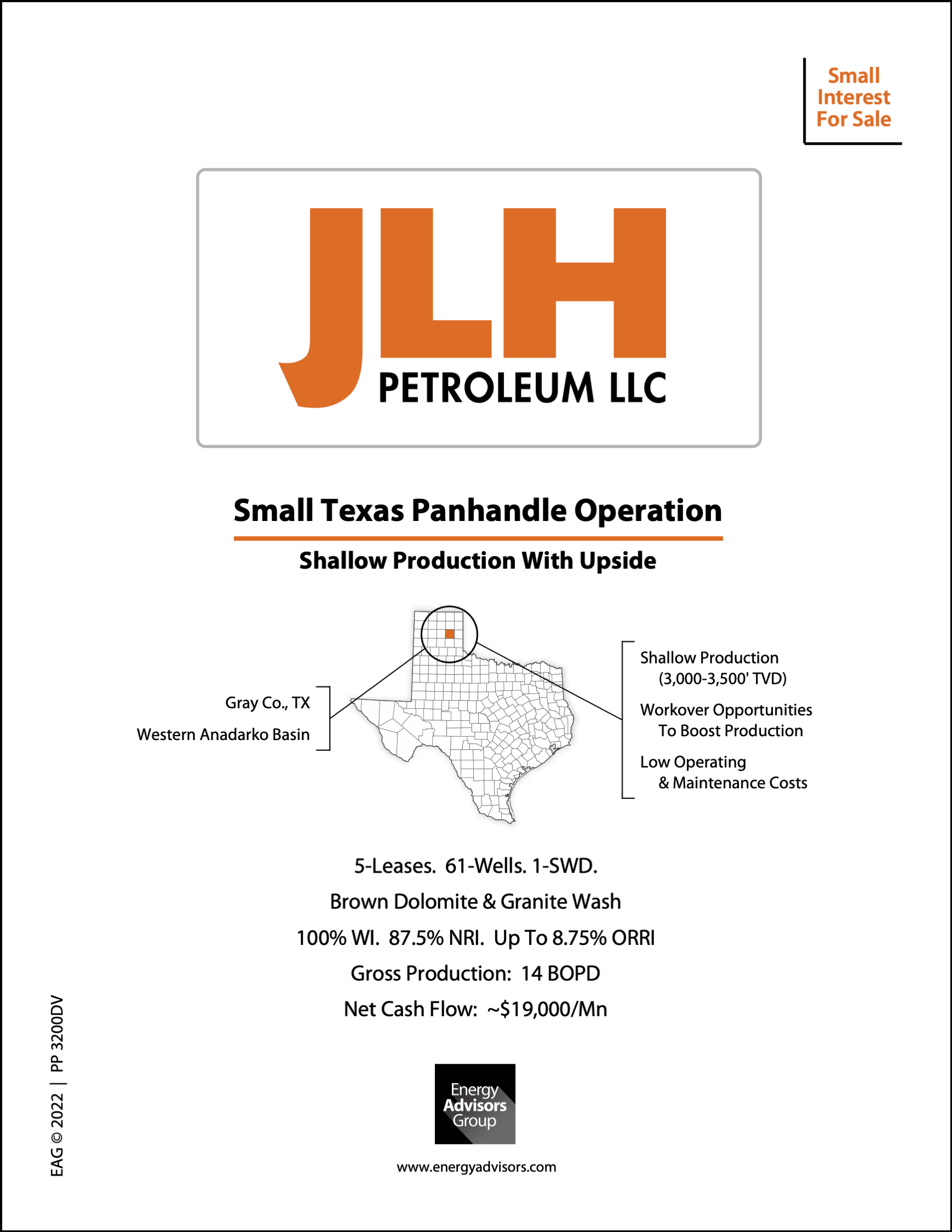 SMALL TEXAS PANHANDLE ASSET - Energy Advisors Group SMALL TEXAS PANHANDLE ASSET